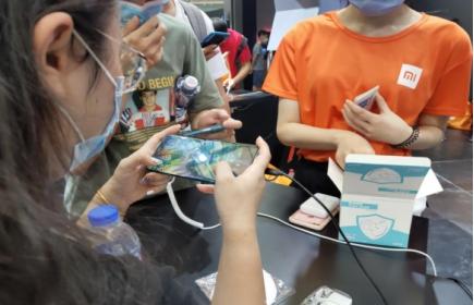 China Joy 的E区第一家，小米公司做好“看门人”