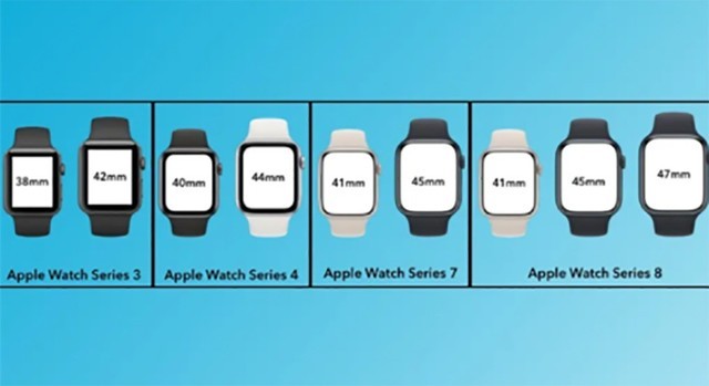 更大的显示屏 曝Apple Watch Series 8最大47mm