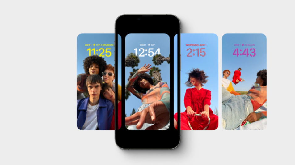 iPhone也能设置“主题”iOS 16支持自定义锁屏